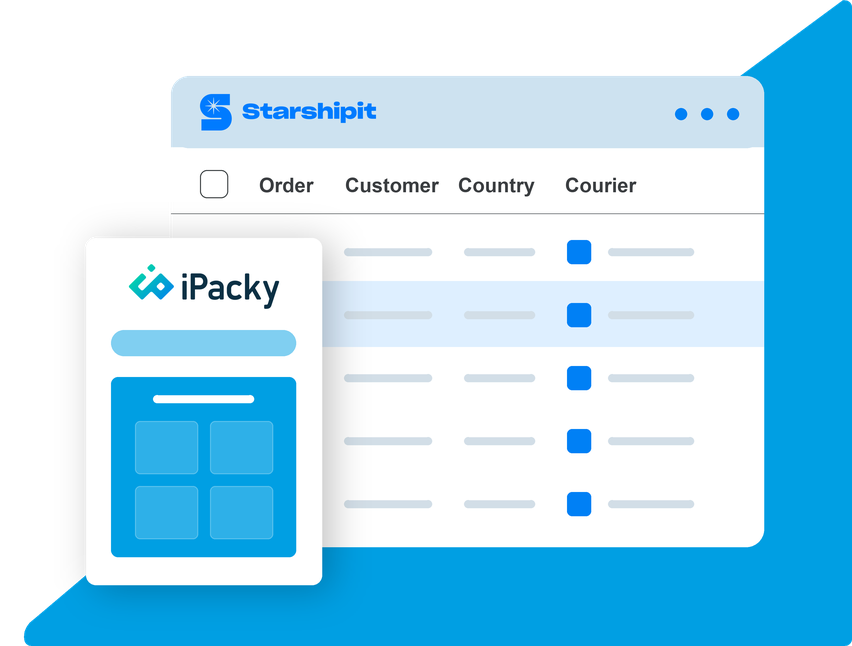 Starshipit and iPacky integration Starshipit and iPacky integration