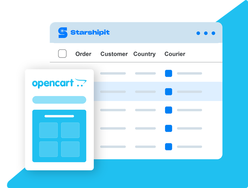 Starshipit and OpenCart integration Starshipit and OpenCart integration
