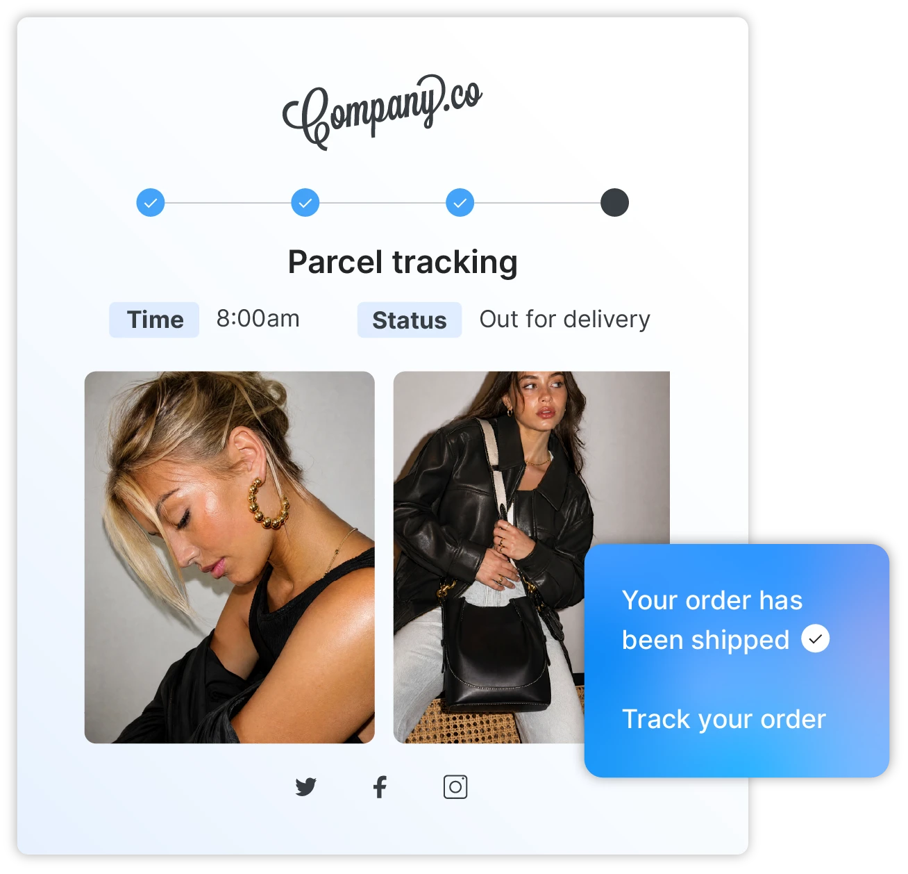 Branded Starshipit tracking page