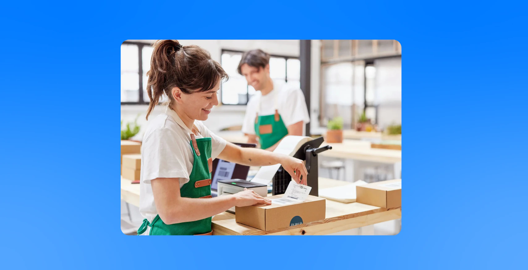 automate shipping labels illustration automate shipping labels illustration