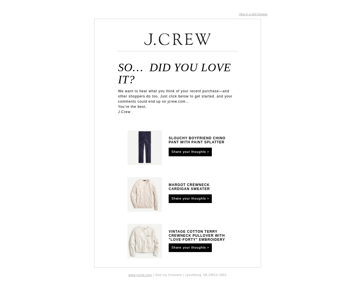 shipping emails best examples free templates post purchase survey email examples illustration