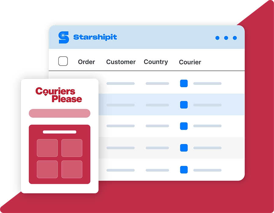couriers please shipping media illustration couriers please shipping media illustration