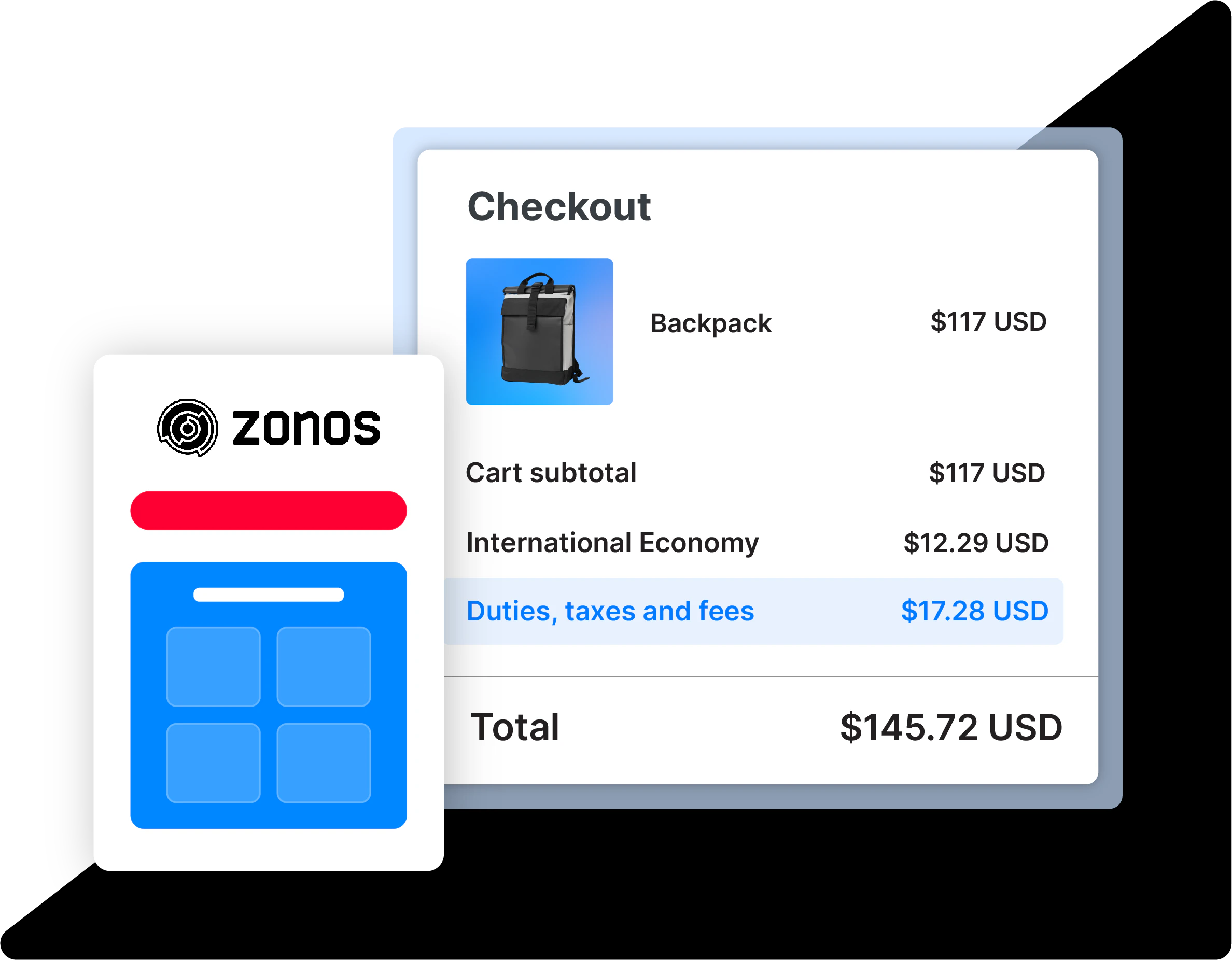 zonos shipping app media illustration zonos shipping app media illustration