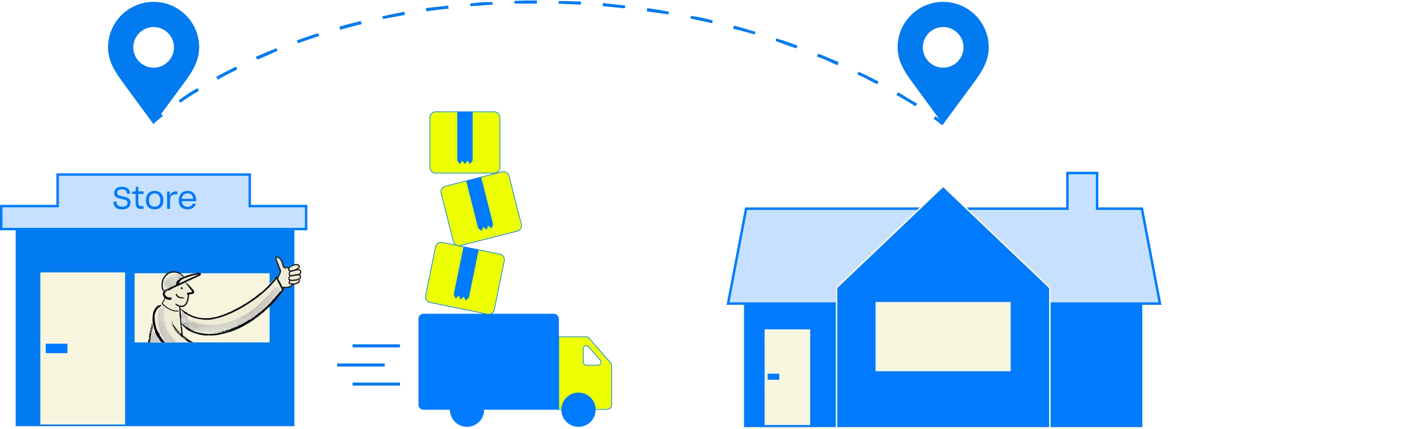 book a ship form store consultation ship from store book a illustration
